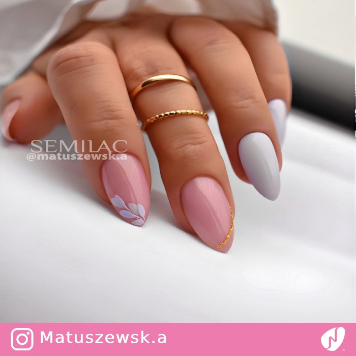 Short Almond Nails Design